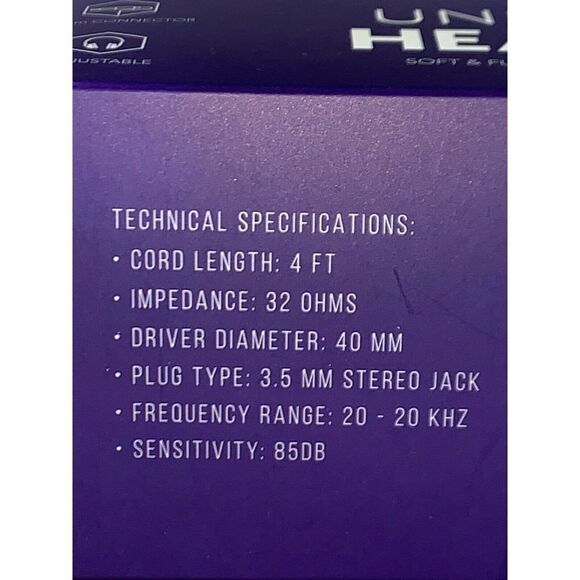 Art + Sound Fuzzy Unicorn Headphones - Picture 3 of 3